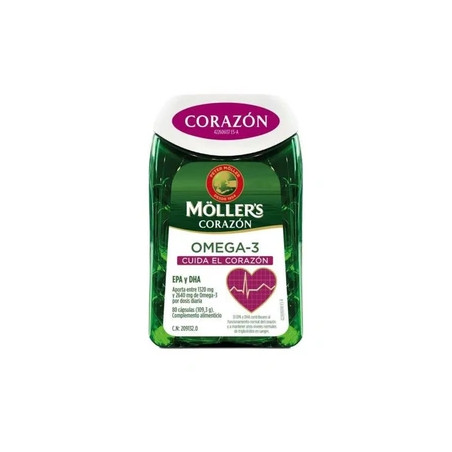 Moller's Moller's Heart Omega3 80 Capsules