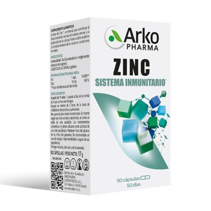 Arkopharma Arkocaps Zinc 50 Capsules