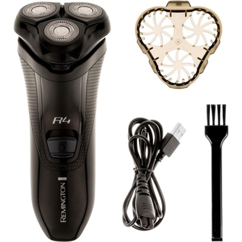 Remington Men's Electric Rotary Shaver R4 with Dual Track Flexing Blades