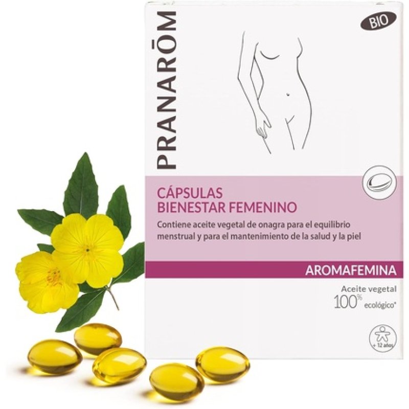 Pranarom Aromafemina Women's Wellness Evening Primrose 30 Capsules
