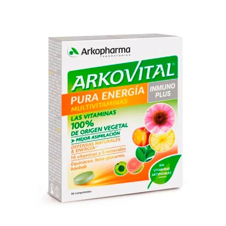 Arkopharma Arkopharma Arkovital Inmunoplus Pure Energy 30 Tablets