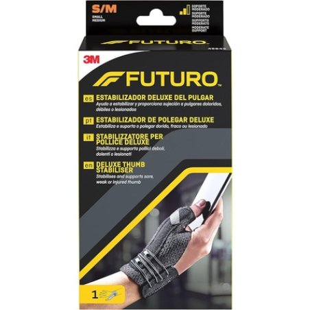 Futuro Deluxe Thumb Stabilizer Black S/M 12.7 - 16.5 cm