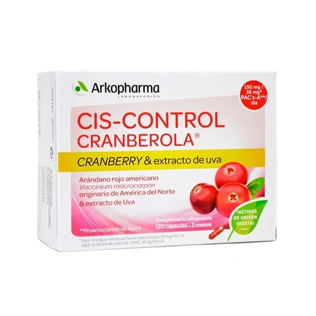 Arkopharma Arkopharma Ciscontrol Cranberola 120 Capsules