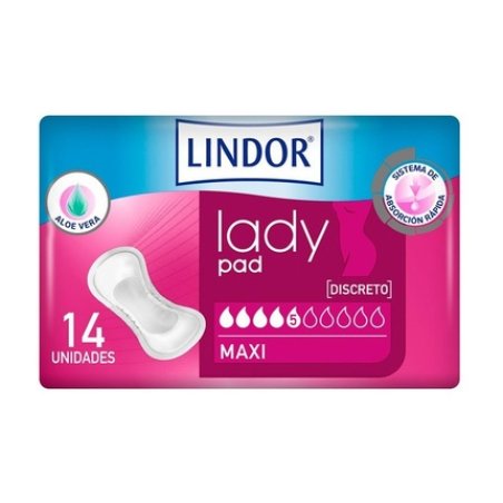 Lindor Molimed Maxi Light Urinary Incontinence Absorbent - 660 Ml, 14 Units