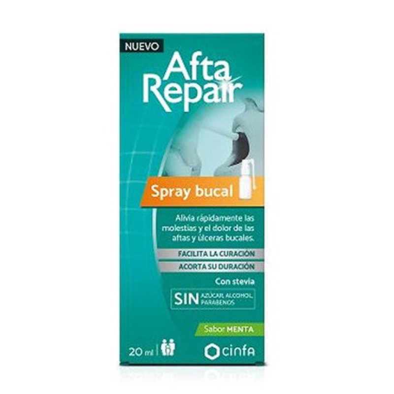 Cinfa Afta Repair Oral Spray Mint Flavor - 20 Ml