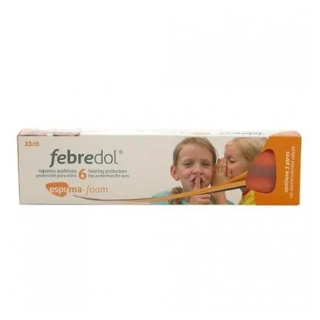 Febredol Foam Earplugs 6 Units