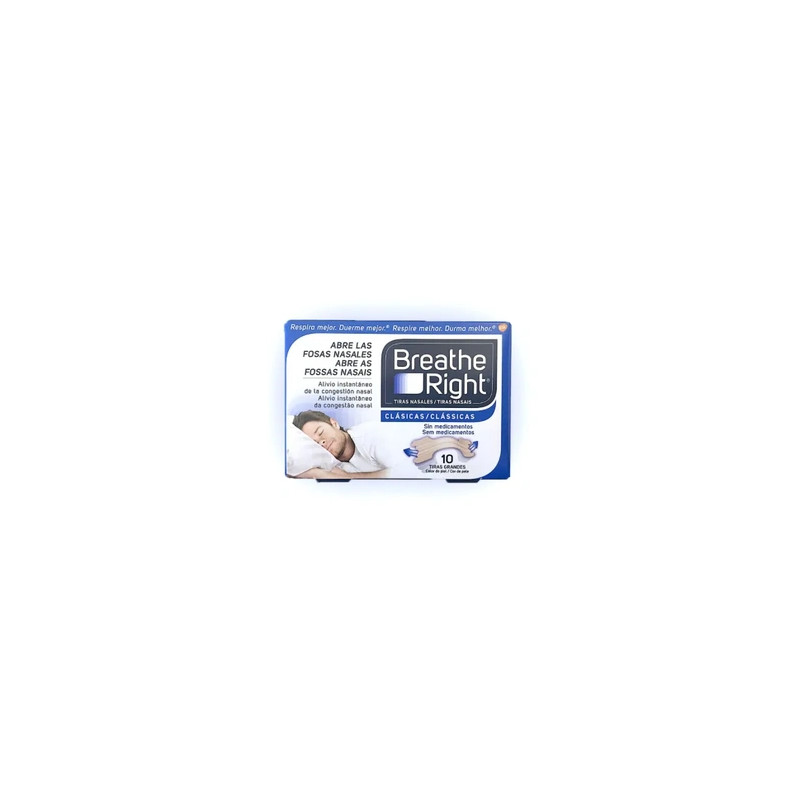 Breathe Right Nasal Strips Large Size 10 Units