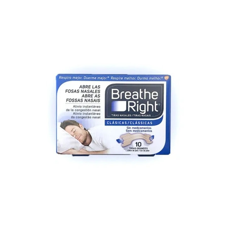 Breathe Right Nasal Strips Large Size 10 Units