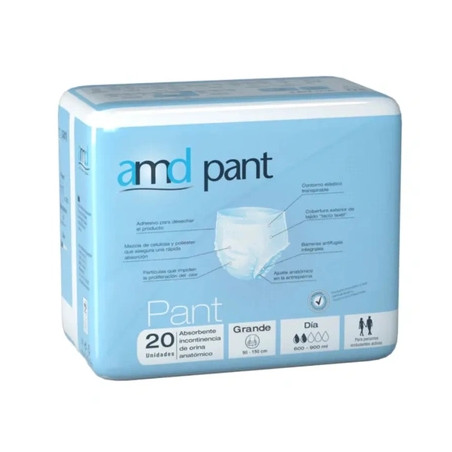 Amd Amd Absorbent Day Pant Panty Liner Large Size 40 Units