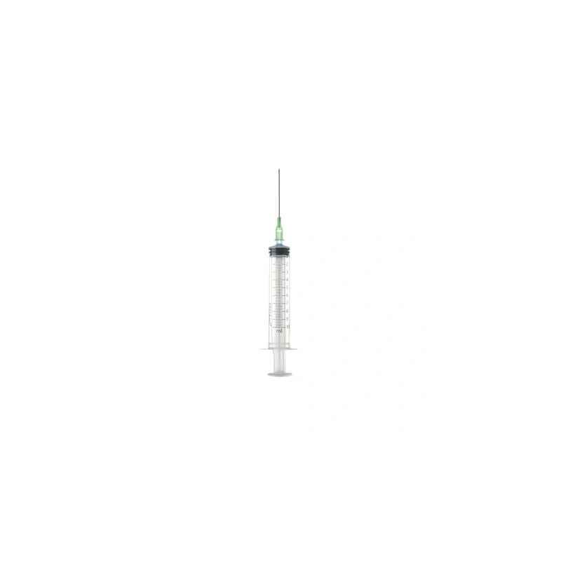 Ico Ico Syringe With Needle 08x40 10ml G21 15 Inch