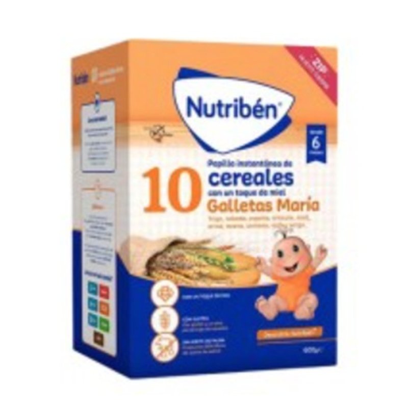 Nutriben Nutriben 10 Cereals With Honey & Maria Biscuit 600 G