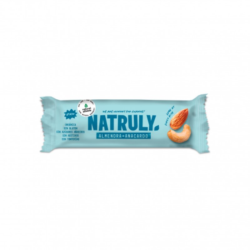 Natruly Almond & Cashews energy bar 40 g Almond, Cashew, Date (fruit)