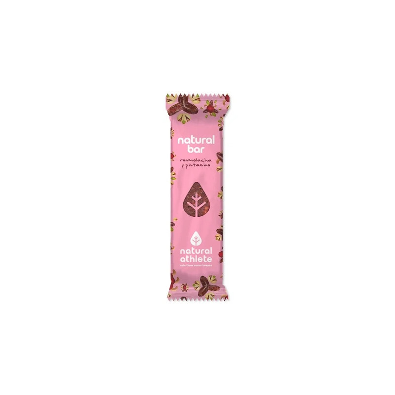 Natural Athlete Beetroot And Pistachio Energy Bar Organic