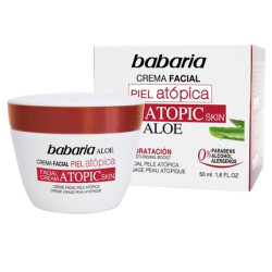Babaria Crème visage peau atopique aloe 50ml