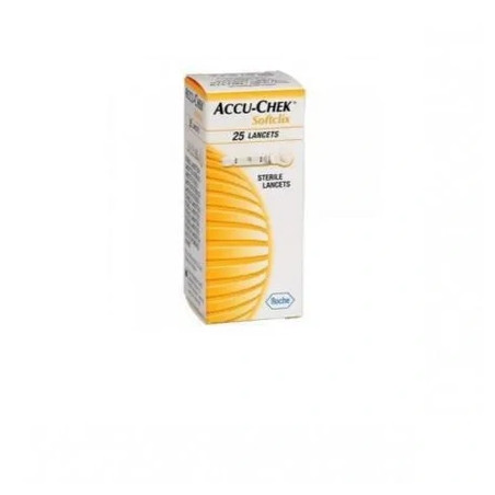 Roche Softclix 25 Lancets For Accu-Check Blood Glucose Monitoring
