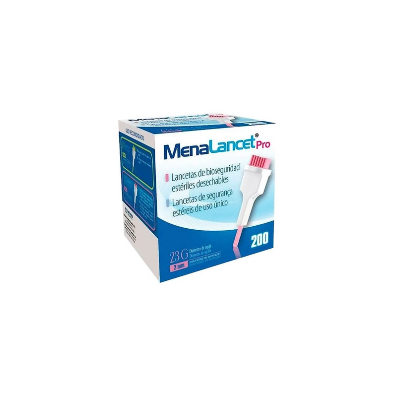 Menarini Menalancet Pro 23g 200 Lancets
