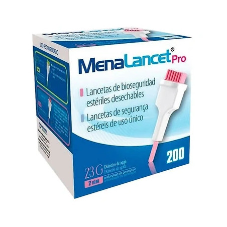 Menarini Menalancet Pro 23g 200 Lancets