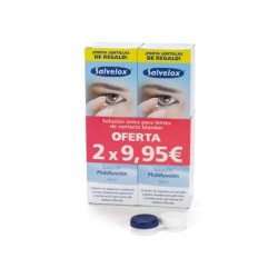 Salvelox Salvelox Set Contact Lens Solution 2x360ml