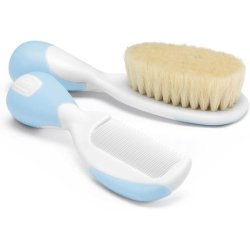 Chicco Hygiene and Care Brush and Comb Natural Silk Blue