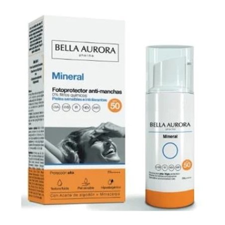Bella Aurora Mineral Anti-Dark Spot Sunscreen Spf 50 - 50 Ml