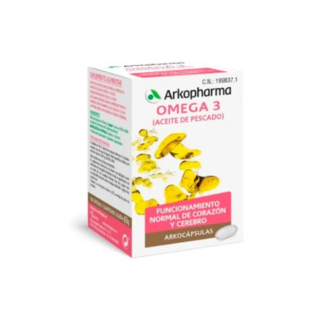 Arkopharma Arkocaps Omega 3 Fish Oil 100 Capsules