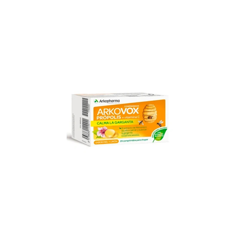 Arkopharma Arkovox Propolis Vitamin C 24 Honeylemon Tablets