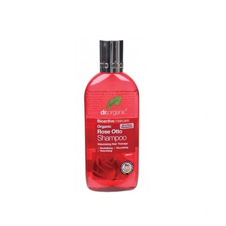 Dr Organic Rose Otto Shampoo Natural Vegan Cruelty Free Paraben & SLS Free Restoring 265ml