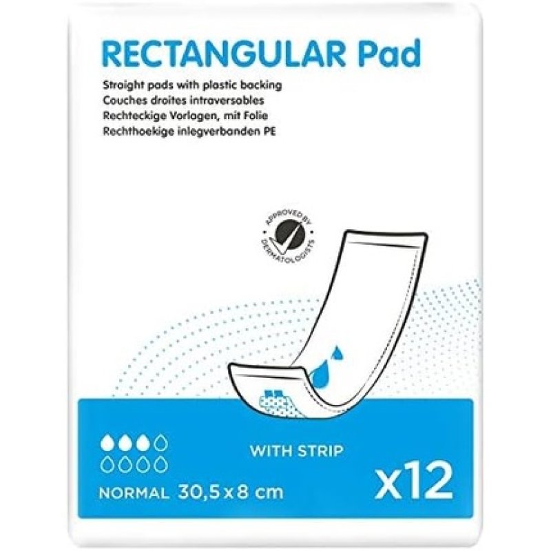 ID Rectangular Intravible 30.5 x 8 PE with Tape - Pack of 12 Protectors
