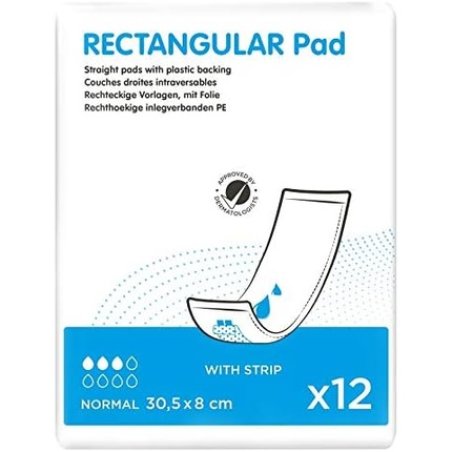 ID Rectangular Intravible 30.5 x 8 PE with Tape - Pack of 12 Protectors