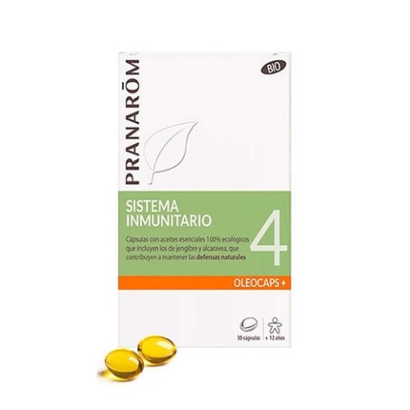 Pranarom Oleocaps 4 Immune System 4 Bio 30 Capsules