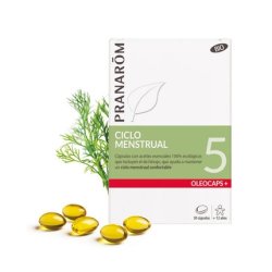 Pranarom Oleocaps 5 Organic Menstrual Cycle - 30 Capsules