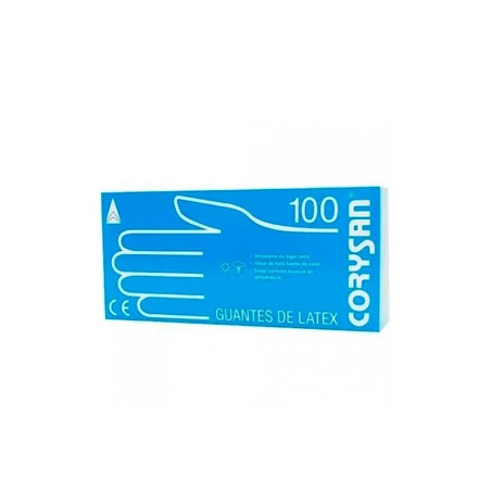 Corysan Corysan Latex Gloves Medium Size 100pcs
