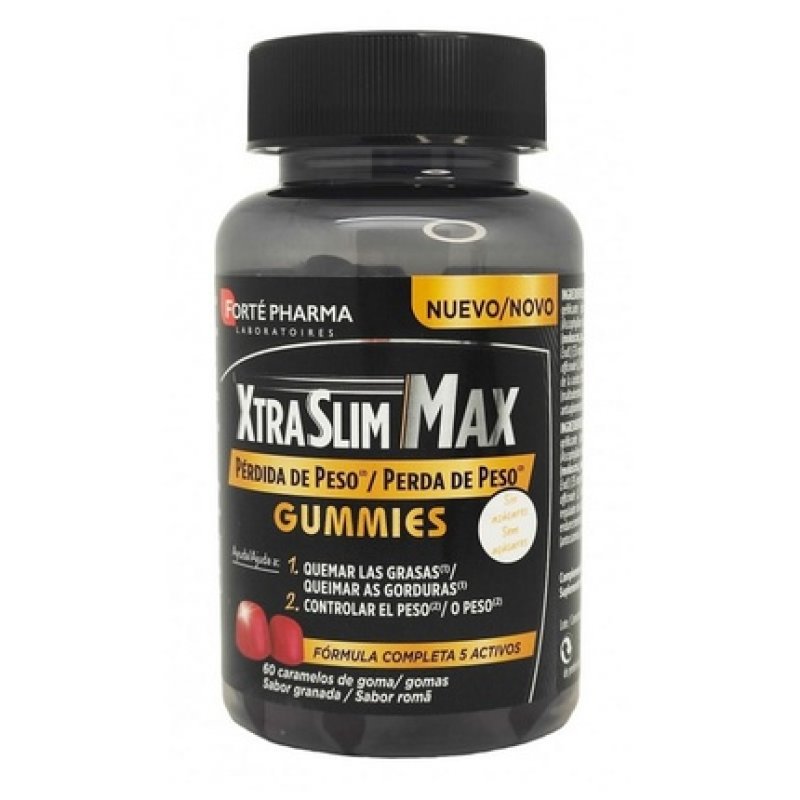 Forte Pharma Xtraslim Max 60 Gummies - Dietary Supplement For Weight Management