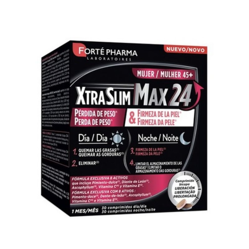 Forte Pharma Xtraslim Max 24 45 60 Tablets - Dietary Supplement For Weight Management