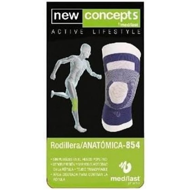 Medialast Women's Tights Black Rodillera New Concepts M