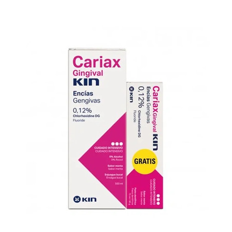 Kin Kin Cariax Gingival Mouthwash 500ml Toothpaste 75ml