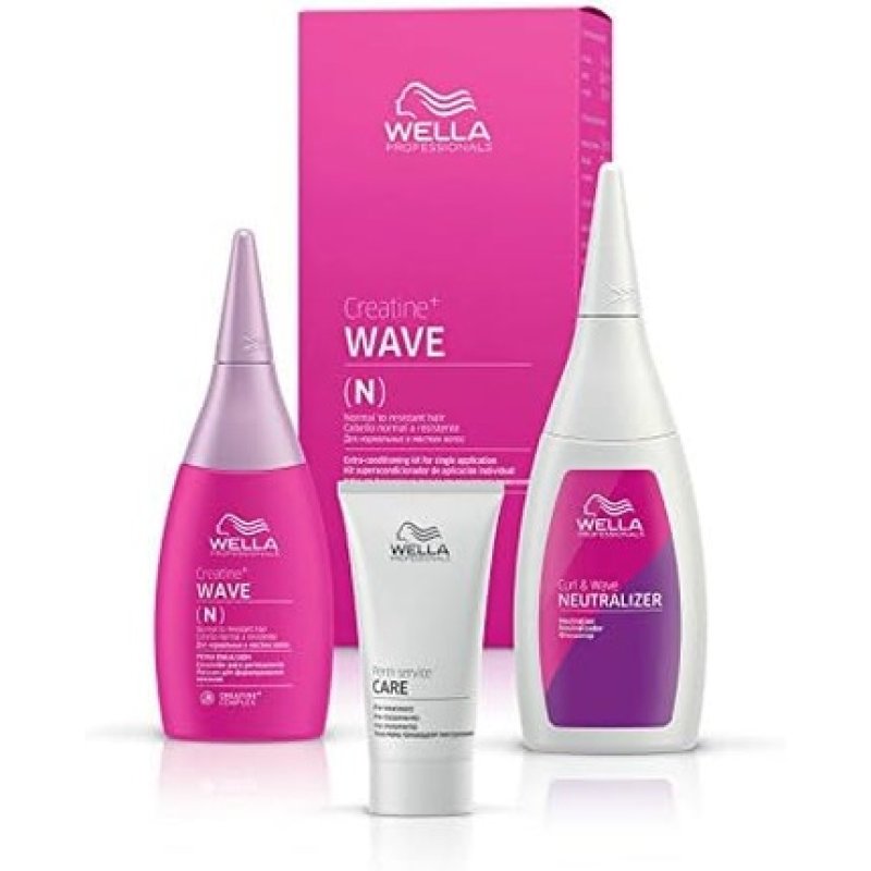 Pretreatment Wella Perm 30ml Wella Creatine Wave N / R Base 75ml Neutralizer waves and curls Wella 100ml