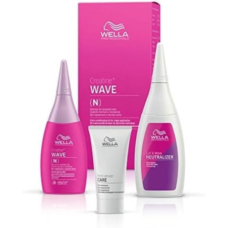 Pretreatment Wella Perm 30ml Wella Creatine Wave N / R Base 75ml Neutralizer waves and curls Wella 100ml