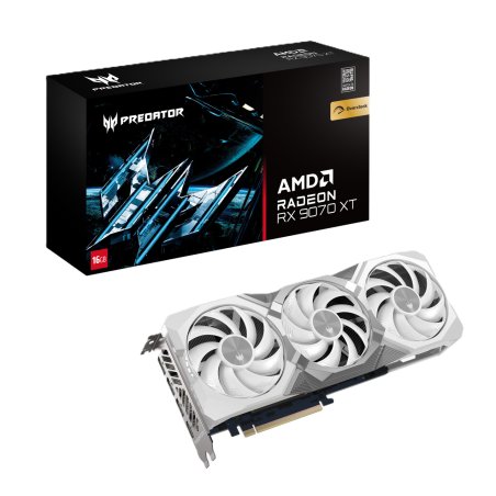 RX 9070 XT 16GB Acer Predator BiFrost OC 16GB GDDR6 WHITE