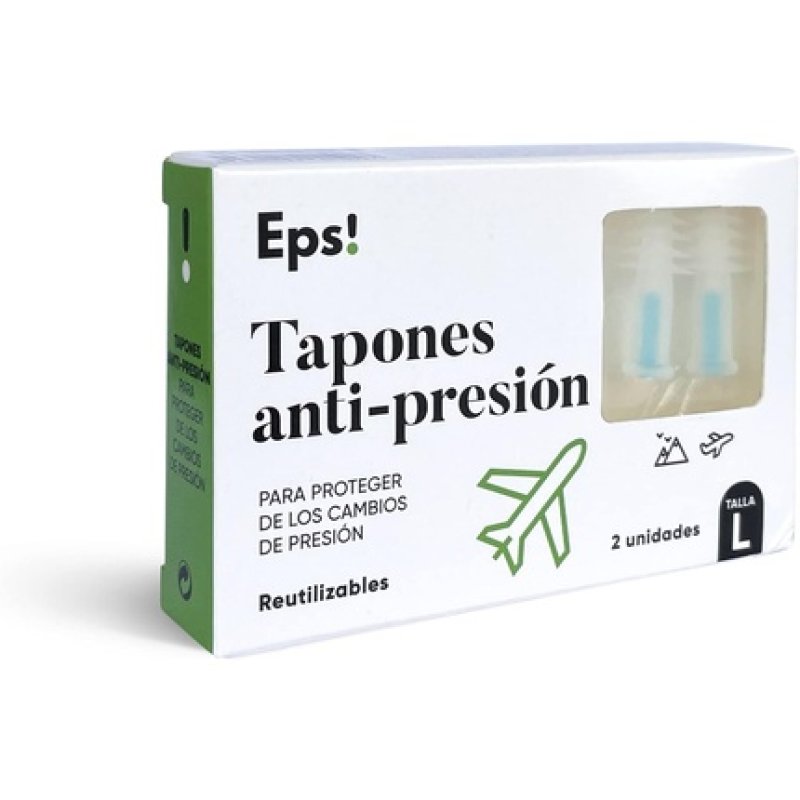 Eps! Reusable Anti-Pressure Earplugs Protection Against Noise and Pressure - Pack of 2