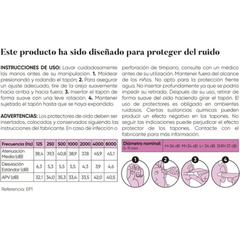 Eps! Foam Earplugs for Good Sleep and Noise Cancelling