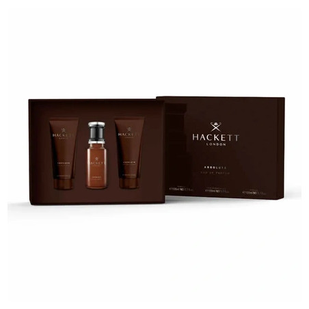 Hackett Hackett Absolute Eau De Perfume Spray Set 100ml 3 Pieces