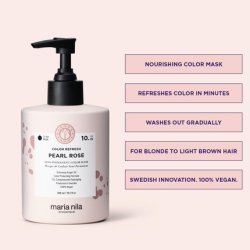 Maria Nila Colour Refresh Pearl Rose Soft Pink Hair Mask 300ml