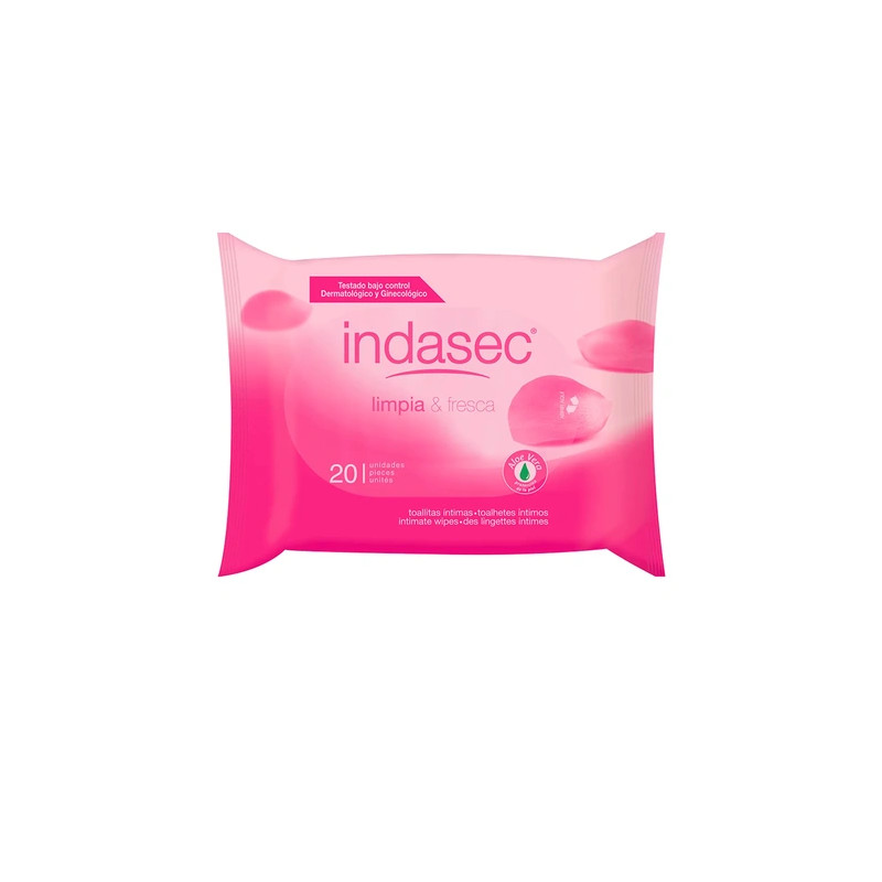 Indasec Indasec Clean And Fresh Intimate Wipes 20 Units