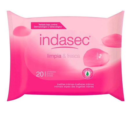 Indasec Indasec Clean And Fresh Intimate Wipes 20 Units