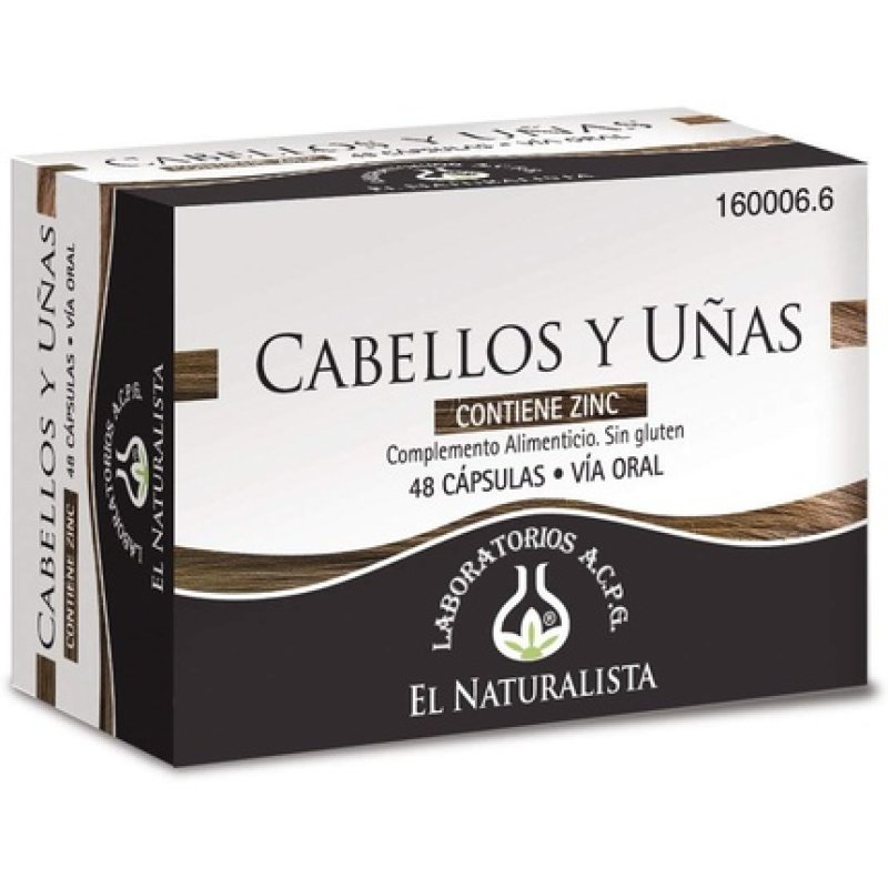 The Naturalist Hair and Nails Supplement 48 Capsules