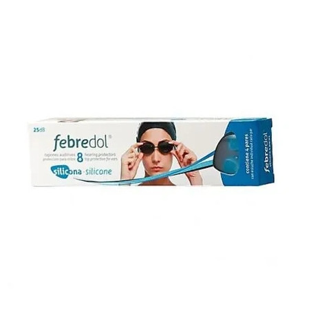 Febredol Silicone Earplugs 8 Units