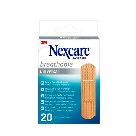 Nexcare Plastic Strips 20 Strips Size 19x76mm