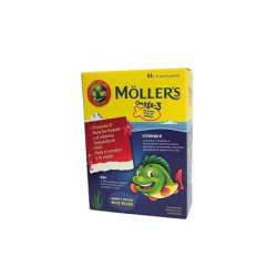 Moller's Omega 3 45 Gummy Fishes Omega 3 Supplement