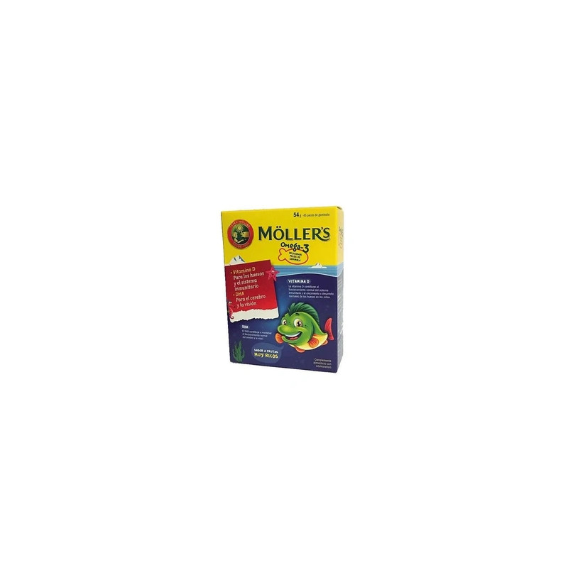 Moller's Omega 3 45 Gummy Fishes Omega 3 Supplement